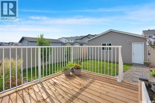 7945 Flax Avenue, Regina, SK - Outdoor With Deck Patio Veranda With Exterior