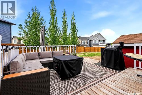 4550 Green Poplar Lane, Regina, SK - Outdoor With Deck Patio Veranda With Exterior