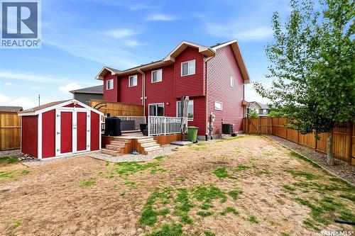 4550 Green Poplar Lane, Regina, SK - Outdoor With Deck Patio Veranda With Exterior