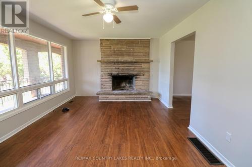 25035/7 Maple Beach Road, Brock, ON - Indoor Photo Showing Living Room With Fireplace
