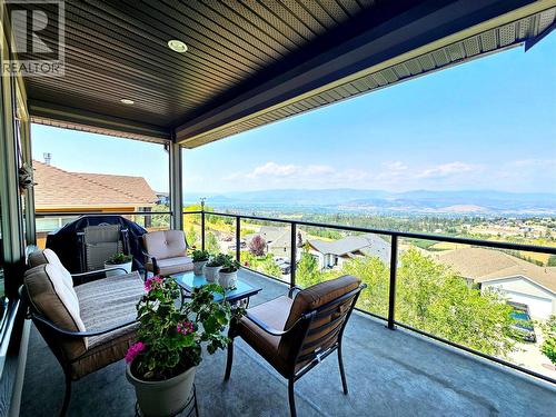 Main floor patio - 1494 Montenegro Drive, Kelowna, BC - Outdoor With Deck Patio Veranda With View With Exterior