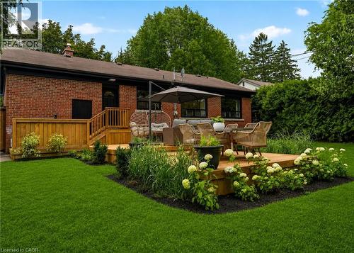 Virtually Enhanced - 271 Linden Avenue, Burlington, ON - Outdoor With Deck Patio Veranda