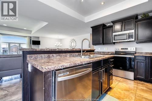 53 Antonio, Leamington, ON - Indoor Photo Showing Kitchen With Double Sink
