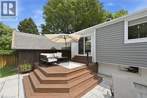 4065 Melba Lane, Burlington, ON - Outdoor With Deck Patio Veranda With Exterior