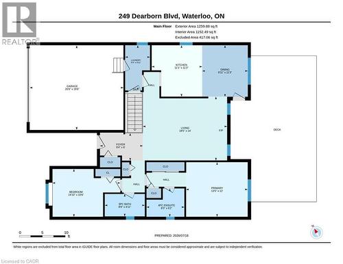 Floor plan - 249 Dearborn Boulevard, Waterloo, ON - Other