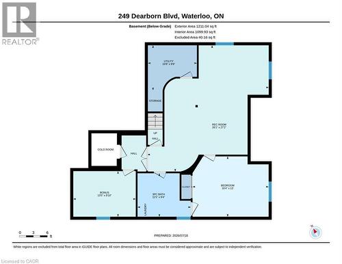 Floor plan - 249 Dearborn Boulevard, Waterloo, ON - Other
