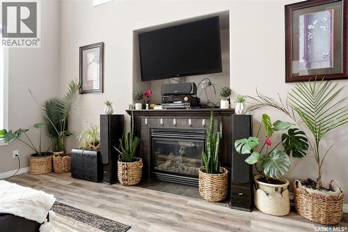 9 Mckenzie Pointe, White City, SK - Indoor With Fireplace