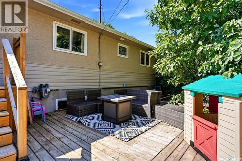 614 3Rd Avenue, Pilot Butte, SK - Outdoor With Deck Patio Veranda With Exterior