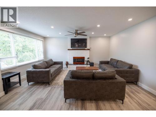 331 Killoren Crescent, Prince George, BC - Indoor Photo Showing Living Room With Fireplace