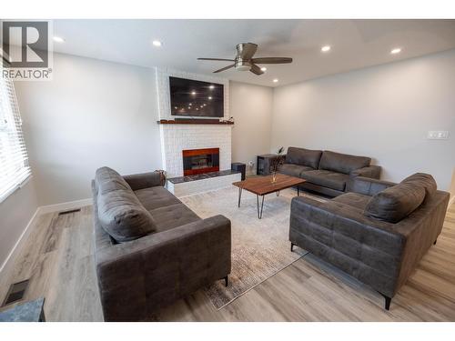 331 Killoren Crescent, Prince George, BC - Indoor Photo Showing Living Room With Fireplace