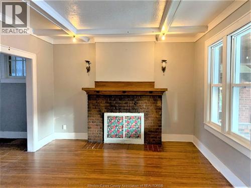 1076 Dougall, Windsor, ON - Indoor With Fireplace
