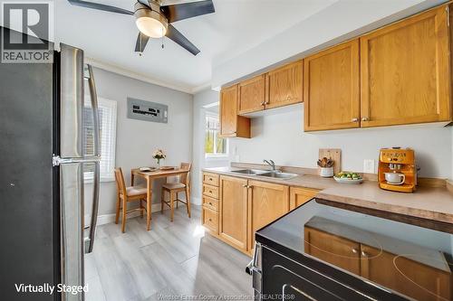 623 Edinborough, Windsor, ON - Indoor Photo Showing Kitchen With Double Sink