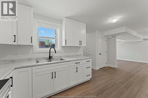 1861 Meldrum Unit# 2, Windsor, ON - Indoor Photo Showing Kitchen With Double Sink
