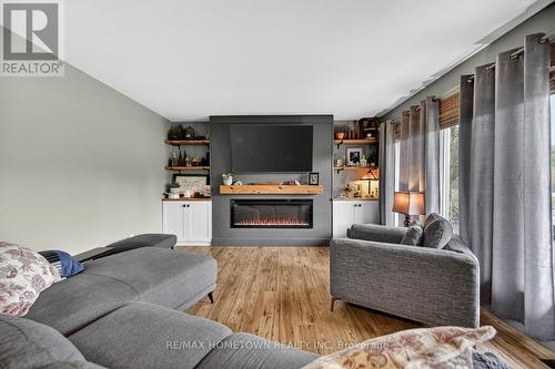 6244 Sixth Concession, Augusta, ON - Indoor Photo Showing Living Room With Fireplace