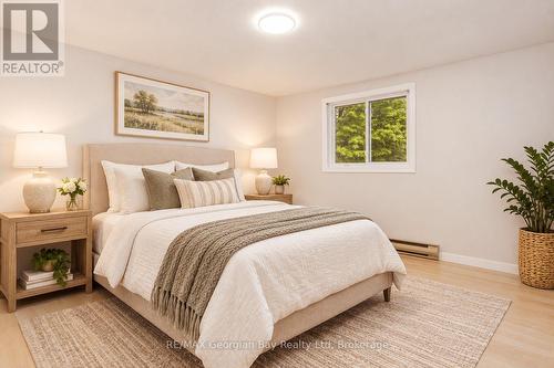 2nd Bedroom - Virtually Furnished - 25 Albert Avenue, Tiny, ON - Indoor Photo Showing Bedroom