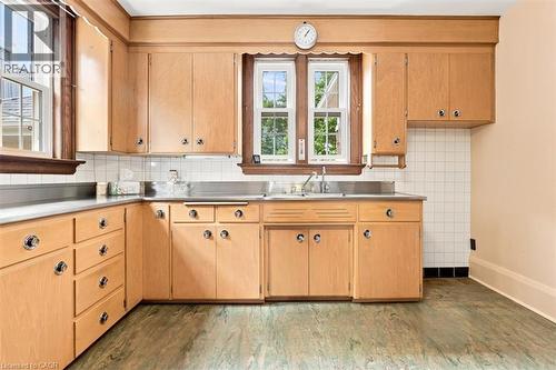 111 Filbert Street, Kitchener, ON - Indoor Photo Showing Kitchen With Double Sink