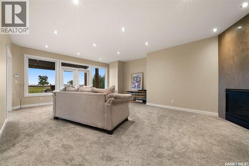 6110 Wascana Court, Regina, SK - Indoor With Fireplace