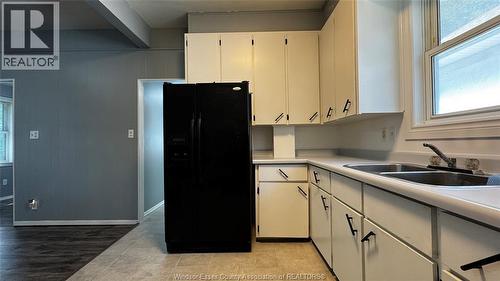 377 Chappell, Windsor, ON - Indoor Photo Showing Kitchen With Double Sink