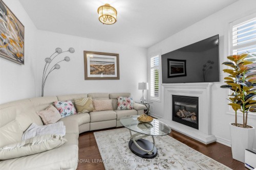44 Headwind Boulevard, Vaughan, ON - Indoor Photo Showing Living Room With Fireplace