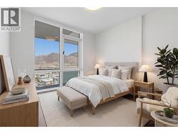Staged virtually- Bedroom - 