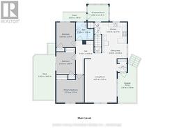 Main level floor plan - 