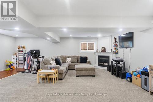 15 Sharpe Street, Brant (Paris), ON - Indoor Photo Showing Basement With Fireplace