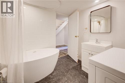 In-law Setup furniture is virtually staged - 127 Henderson Street, Cambridge, ON - Indoor Photo Showing Bedroom