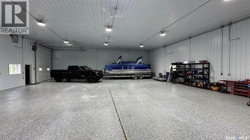Melfort Acreage, Willow Creek Rm No. 458, SK - Indoor Photo Showing Garage