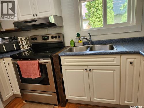 803 97Th Avenue, Tisdale, SK - Indoor Photo Showing Kitchen With Double Sink