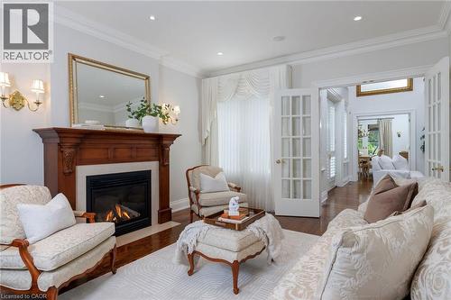 70 Shorewood Place, Oakville, ON - Indoor Photo Showing Living Room With Fireplace