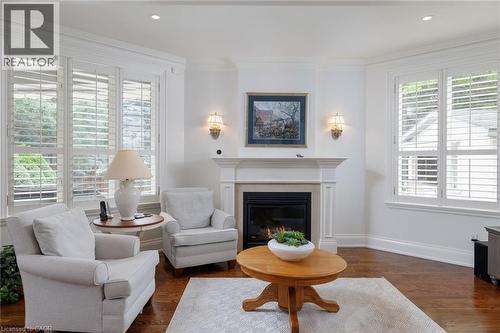 70 Shorewood Place, Oakville, ON - Indoor Photo Showing Living Room With Fireplace