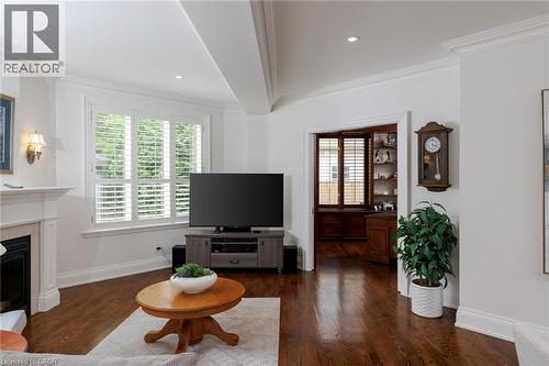70 Shorewood Place, Oakville, ON - Indoor Photo Showing Living Room With Fireplace