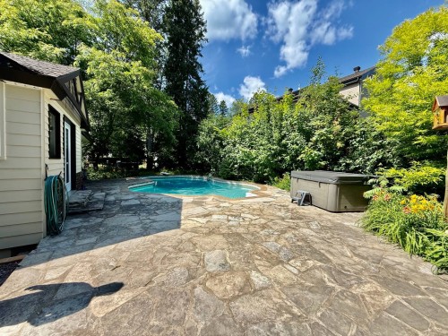 Terrasse - 39 Av. Chartier, Saint-Sauveur, QC - Outdoor With In Ground Pool