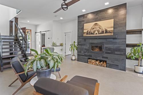 13683 Larch Road, Boswell, BC - Indoor With Fireplace