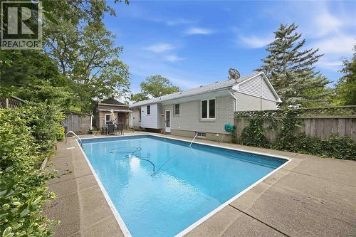 1150 Thomas Drive, Sarnia, ON - Outdoor With In Ground Pool With Backyard