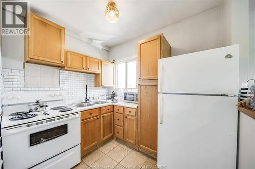 655 Chilver Rd., Windsor, ON - Indoor Photo Showing Kitchen With Double Sink