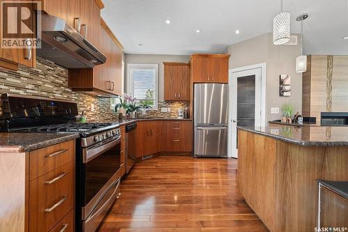 4110 Chuka Drive, Regina, SK - Indoor Photo Showing Kitchen With Stainless Steel Kitchen