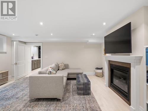 29 Maxwell Avenue, Toronto, ON - Indoor Photo Showing Living Room With Fireplace
