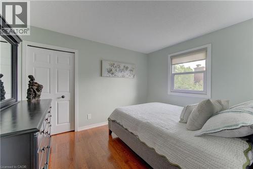 Hardwood flooring throughout - 307 Grand River Boulevard, Kitchener, ON - Indoor Photo Showing Bedroom