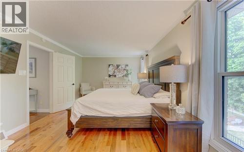 Hardwood flooring extending throughout the room - 307 Grand River Boulevard, Kitchener, ON - Indoor Photo Showing Bedroom