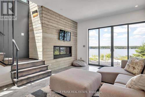 910 Birchview Road, Douro-Dummer, ON - Indoor Photo Showing Living Room With Fireplace