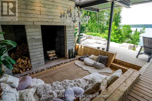 910 Birchview Road, Douro-Dummer, ON - Outdoor With Fireplace With Exterior