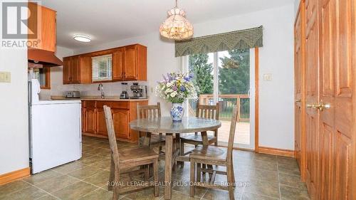 Eat In Kitchen - Virtually Staged - 52 Denney Drive, Essa, ON - Indoor Photo Showing Dining Room