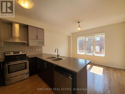 593 Remembrance Road, Brampton, ON - Indoor Photo Showing Kitchen With Double Sink