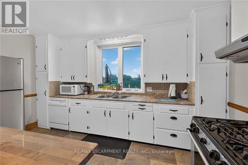 2250 56 Highway, Hamilton, ON - Indoor Photo Showing Kitchen With Double Sink