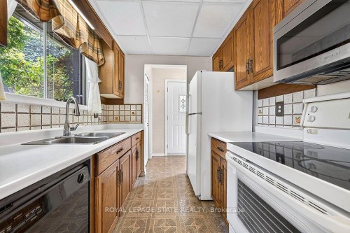 16 Sunshine Court, Hamilton, ON - Indoor Photo Showing Kitchen With Double Sink