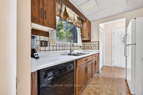 16 Sunshine Court, Hamilton, ON - Indoor Photo Showing Kitchen With Double Sink