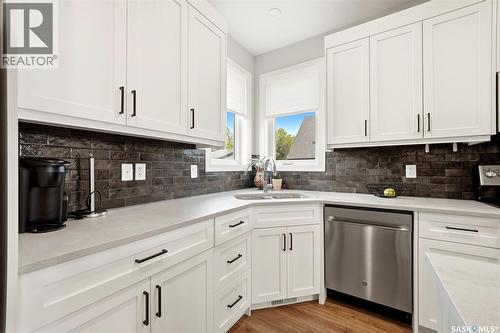 25 Aaron Drive, Echo Lake, SK - Indoor Photo Showing Kitchen With Double Sink With Upgraded Kitchen