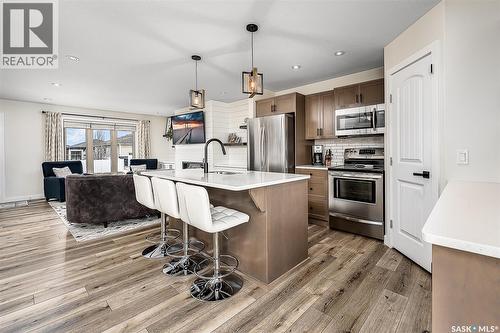 123 Hodges Crescent, Moose Jaw, SK - Indoor Photo Showing Kitchen With Upgraded Kitchen