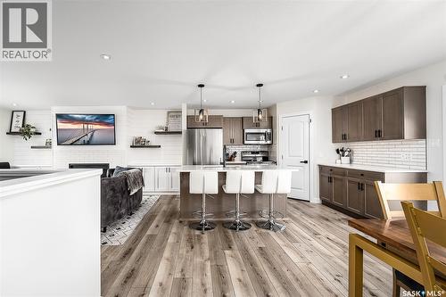 123 Hodges Crescent, Moose Jaw, SK - Indoor Photo Showing Kitchen With Upgraded Kitchen